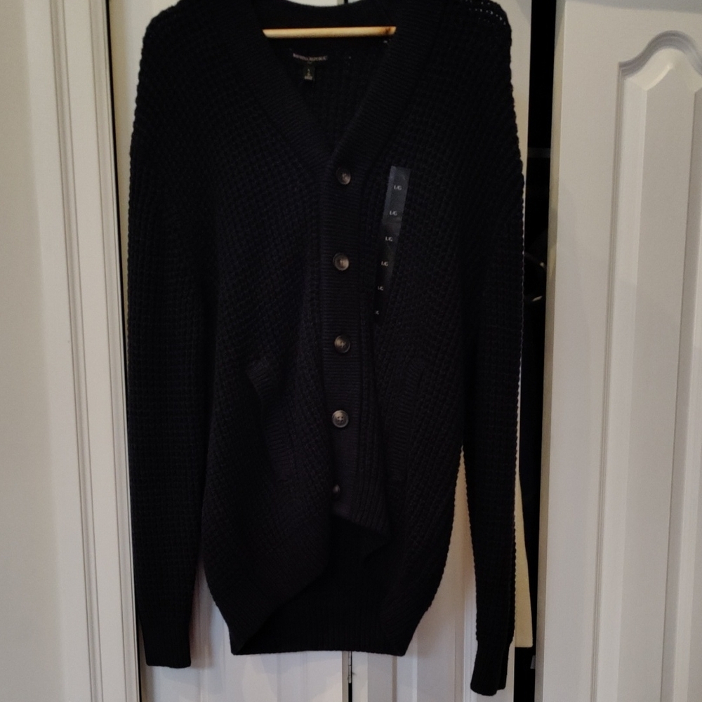 Banana Republic Blue Cardigan Sweater